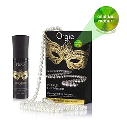 Набір для інтимного масажу Orgie Pearl Lust Massage гель і намиста, 30 мл - мініатюра 1