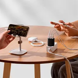 Зарядний адаптер мережевий БЖ Baseus Compact Charger 17 W 3 виходи USB (CCXJ020102) білий - мініатюра 8