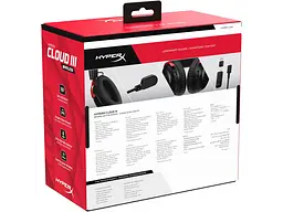 Навушники з мікрофоном HyperX Cloud III Wireless Black/Red (77Z46AA) - мініатюра 10