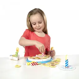 Ігровий набір Melissa&Doug дерев'яний "День народження-торт" (MD10511) - мініатюра 2