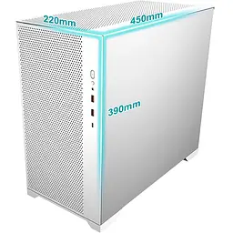 Корпус FSP CMT580W без БЖ White (CMT580W) - мініатюра 5