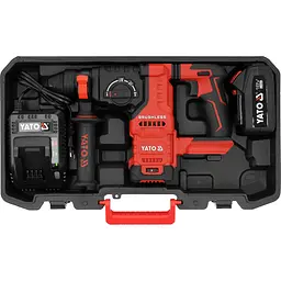 Перфоратор Yato SDS-Plus акумуляторний безщітковий 18 В 4 Аг (YT-827725) - мініатюра 9