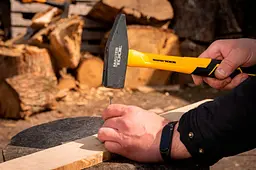 Молоток слюсарний MasterTool 1000г рукоятка фібергласс - мініатюра 5