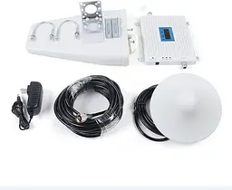 GSM підсилювач Lintratek KW20C-GDW 900-1800-2100MHZ Репітер мобільного зв'язку та інтернету 4G LTE, Повний комплект (19268) - мініатюра 9