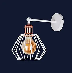 Бра в стилі loft Levistella 756WPR108F-1 WH RG - мініатюра 2