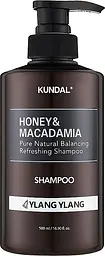 Шампунь відновлюючий "Іланг-Іланг" 500 мл Kundal Honey & Macadamia Nature Shampoo Ylang-Ylang