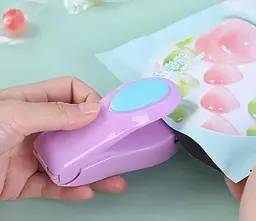 Ручний міні зварювач пакетів Korea Type Mini Sealing Бузковий, Kitchen Master 84961 - мініатюра 8