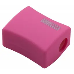Точилка Buromax ALFA, RUBBER TOUCH з контейнером 2 отвори (BM.4778-1) - мініатюра 6