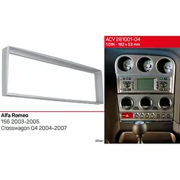 Перехідна рамка Alfa Romeo 156 ACV 281001-04 - мініатюра 4