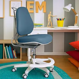 Дитяче крісло Evo-Kids Mio Ergo Lite Dark blue (Y-507 Lite DB) - мініатюра 4