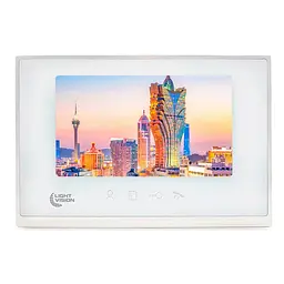 Відеодомофон 7” WiFi Light Vision MACAO FHD White (82-00204) - мініатюра 1
