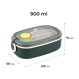 Ланч-бокс Kite 900 мл, зелений (K25-1180-3) - мініатюра 2