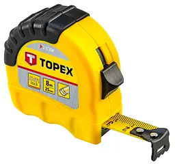 Рулетка 8мх25мм Topex hoz0013775