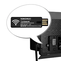 Видеосвет YN6000 KIT 3200-5600K от Nan, Регулируемая температура света - мініатюра 4