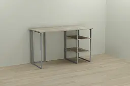 Комп'ютерний стіл Ferrum-decor Кевін 75x140x60 сірий ДСП Дуб Сонома 16мм (FRD-101730) - мініатюра 5