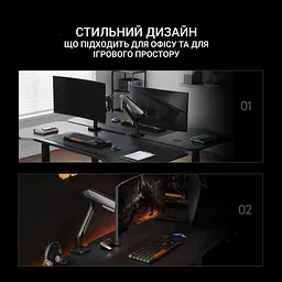 Кронштейн Anda Seat Stealth PRO II 17''-42'' WhiteGray AD-W-A9-1S-FW - мініатюра 11