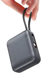 Power Bank Sigma X-power SI10A5QL 10000mAh 35W Built-In USB-C Cable gray UA - мініатюра 4