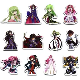 Стикерпак набір наклейок G-Toys Code Geass 45 шт. (SP CG 01) - мініатюра 4