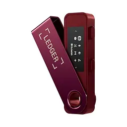 Криптогаманець Ledger Nano S Plus Crimson Magenta, апаратний криптовалютний гаманець з холодним зберіганням, USB-підключенням, мультивалютною підтримкою, безпекою CC EAL6+, формат флешки