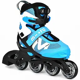 Ролики дитячі Micro NEW Shaper 37-40 Блакитний