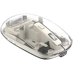 Мишка XO M12 Wireless Transparent/White (M12 White)