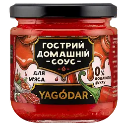 Томатний соус для м'яса YAGODAR Гострий 200 г (2386147569)