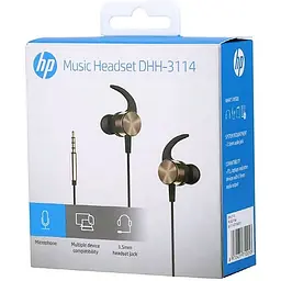 Гарнітура HP DHH-3114 3.5 мм Gold (DHH-3114GD)
