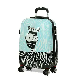 Валіза Великий (L) Worldline Airtex 809 Zebra 90 л 74×51×30 см Різнокольоровий