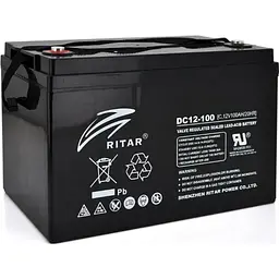 Акумулятор Ritar CARBON DC12-100C, Black Case, (12V 100.0Ah)