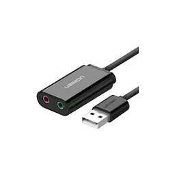 Звукова плата Ugreen US205 black (30724) - мініатюра 2