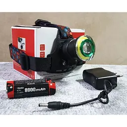Ліхтар на голову Head Headlamp 1006 акумуляторний на 4 режими роботи - мініатюра 4