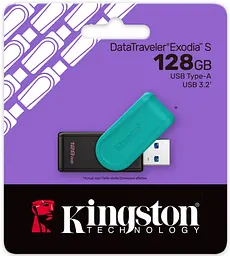 Kingston Накопичувач Kingston 128GB USB 3.2 Type-A Gen1 DT Exodia S - мініатюра 4