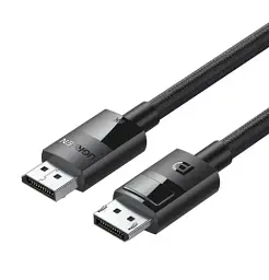 Кабель DisplayPort (M) - DisplayPort (M), 1.5 м, чорний, Ugreen DP114, V1.4, 8K/60 Гц (80391)