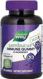 Підтримка імунітету для дітей Nature's Way Immune Gummy with Zinc & Vitamin 60 жувальних цукерок