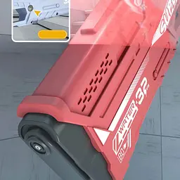 Водяний автомат DK Space Model Water Gun 9002A Red [138752] - мініатюра 2