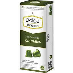 Кава в капсулах Dolce Aroma Colombia 100% арабіка, 10 шт.