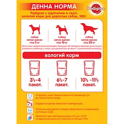 Корм для собак Pedigree з куркою та овочами в соусі 100 г - мініатюра 4