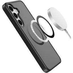 Чохол Epic Metal Buttons with MagSafe для Samsung Galaxy S25 Edge Black [141794] - мініатюра 4