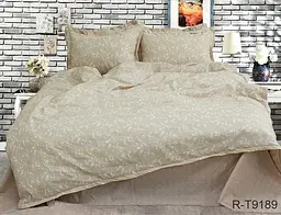 Комплект постільної білизни з компаньйоном (R-T9189) Євро TAG tekstil pbe0037331 - мініатюра 1