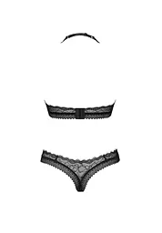 Комплект еротичної білизни Obsessive Medilla XL/2XL чорний - мініатюра 6