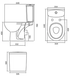 Унітаз-компакт Kolo Freja L79211000 з кришкою Soft Close, Білий - мініатюра 3