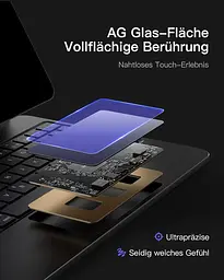Клавіатура Inateck Magic Keyboard для iPad Pro 11 2024 M4 з клавіатурою, швидке заряджання 30 хвилин, світлодіодний дисплей Smart - мініатюра 4