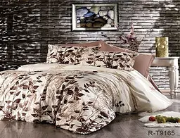Комплект постільної білизни з компаньйоном (R-T9165) 1,5-спальний TAG tekstil pbe0036725 - мініатюра 1
