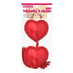 Наклейки на соски Lovetoy Nipple Pastie червоний - мініатюра 3