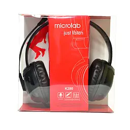 Гарнітура Microlab K280 3.5 мм Black - мініатюра 8