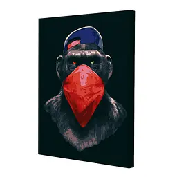 Комплект картин за номерами Riviera Blanca Gangster Monkey (ITR-099) 3 шт в наборі - мініатюра 3