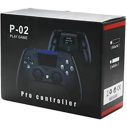 Геймпад бездротовий Data Frog PS-P02 для ПК та PS4 з додатковими задніми кнопками Чорний - мініатюра 3