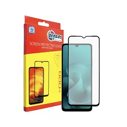 Скло захисне Dengos Full Glue Motorola G06 Black (TGFG-420)