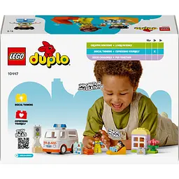 Конструктор LEGO DUPLO Town Швидка допомога та водій 19 деталей (10447) - мініатюра 2