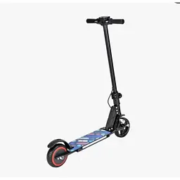 Дитячий Електросамокат E-Scooter ES3 LED + амортизатор Чорний - мініатюра 9